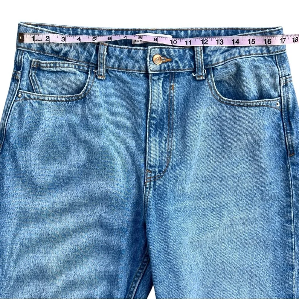 Zara - Super High Rise Mom Jeans - 12 - Picture 12 of 13